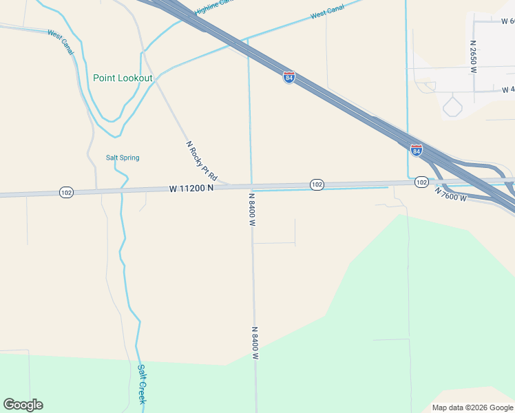 map of restaurants, bars, coffee shops, grocery stores, and more near 11160 North 8400 West in Tremonton