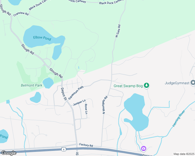 map of restaurants, bars, coffee shops, grocery stores, and more near 13 Squantum Path in Harwich