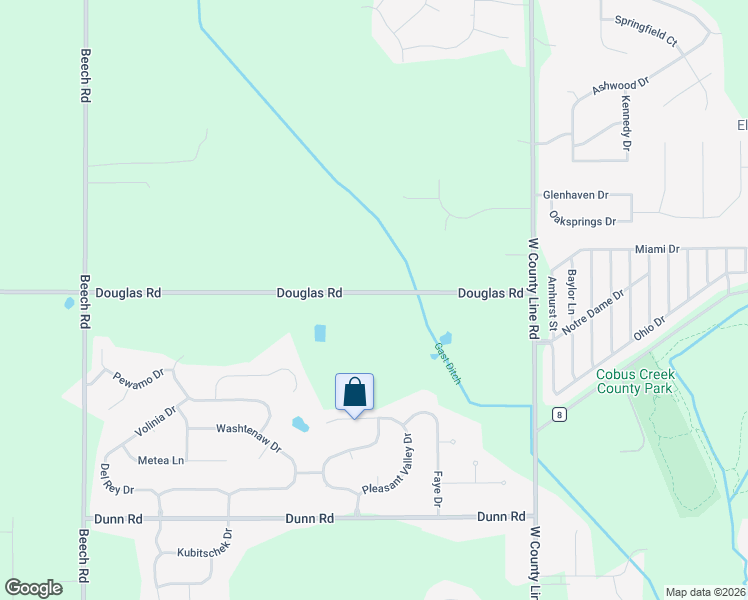 map of restaurants, bars, coffee shops, grocery stores, and more near 10412 Douglas Road in Osceola