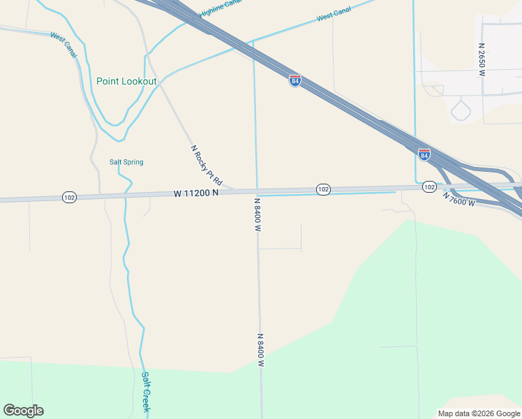 map of restaurants, bars, coffee shops, grocery stores, and more near 11116 North 8400 West in Tremonton