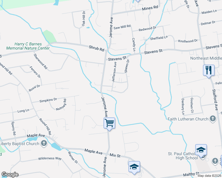 map of restaurants, bars, coffee shops, grocery stores, and more near 99 Jefferson Avenue in Bristol