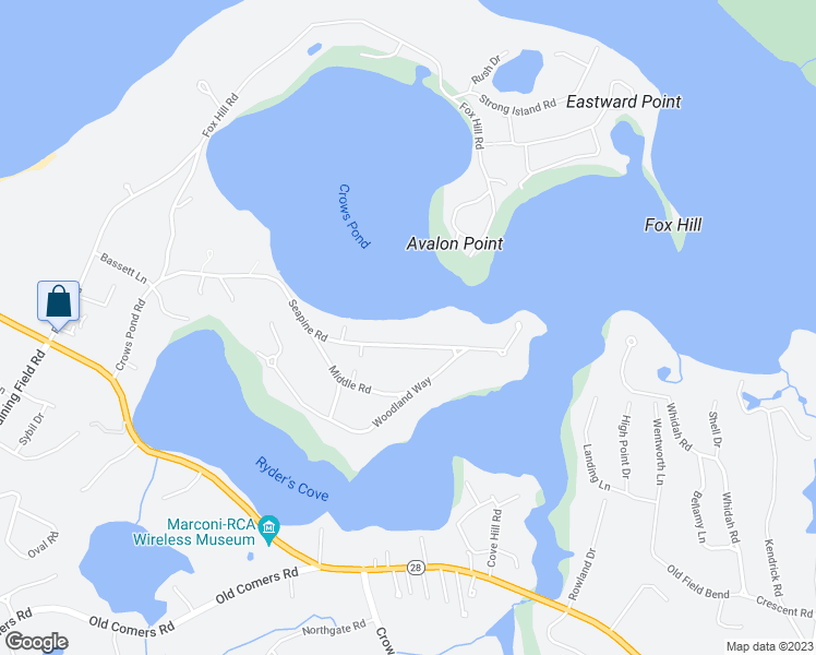 map of restaurants, bars, coffee shops, grocery stores, and more near 233 Seapine Road in Chatham