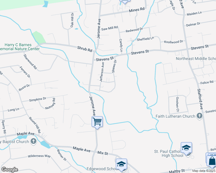 map of restaurants, bars, coffee shops, grocery stores, and more near 44 Adna Road in Bristol