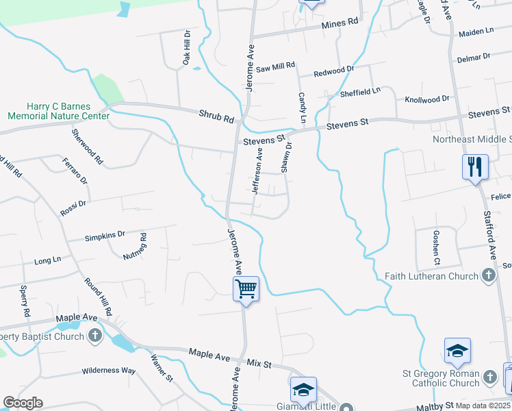 map of restaurants, bars, coffee shops, grocery stores, and more near 99 Jefferson Avenue in Bristol