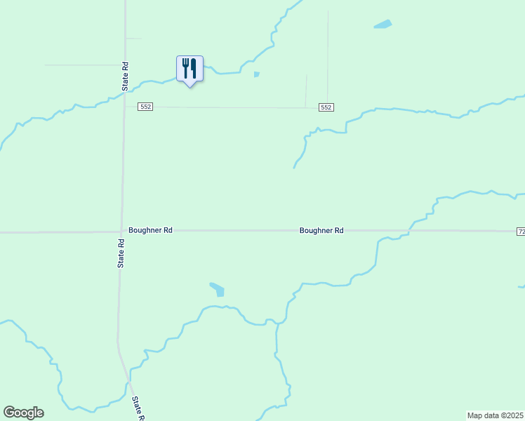 map of restaurants, bars, coffee shops, grocery stores, and more near 5019 Boughner Road in Rock Creek