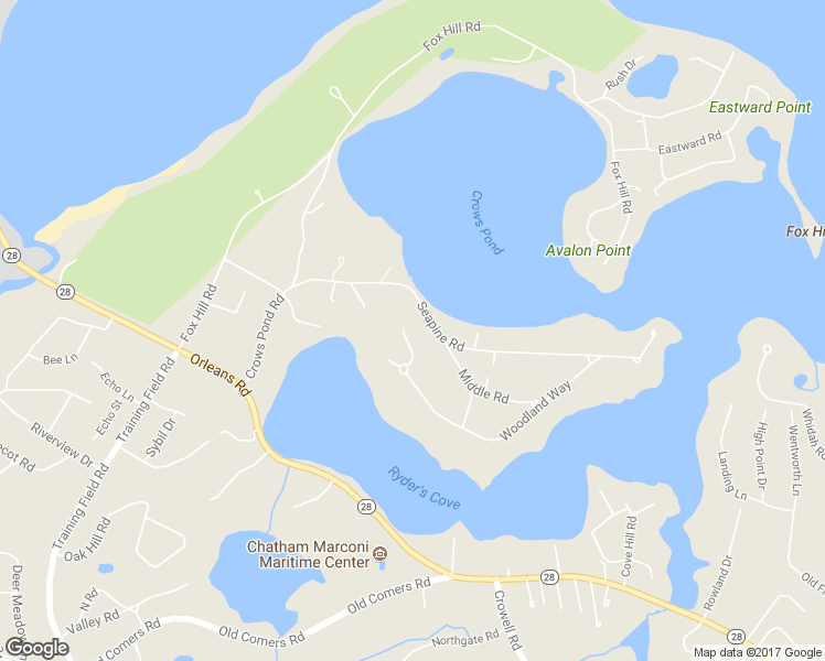 map of restaurants, bars, coffee shops, grocery stores, and more near 322 Woodland Way in Chatham