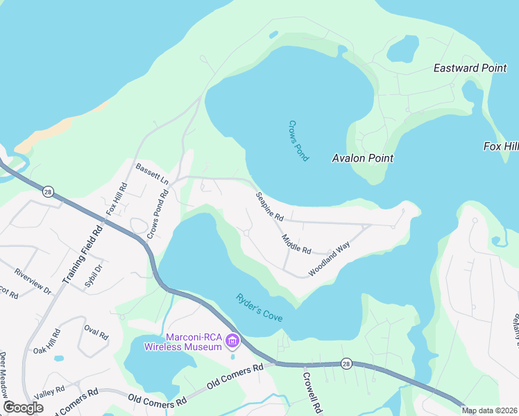 map of restaurants, bars, coffee shops, grocery stores, and more near 322 Woodland Way in Chatham