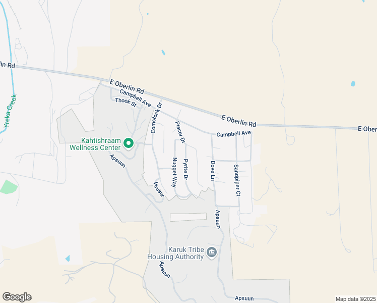 map of restaurants, bars, coffee shops, grocery stores, and more near 1417 Pyrite Drive in Yreka