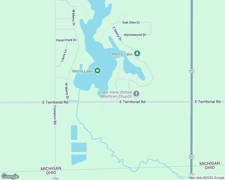 map of restaurants, bars, coffee shops, grocery stores, and more near 14889 East Merry Drive in Camden