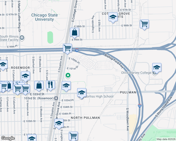 0 East 100th Street Chicago Il Walk Score