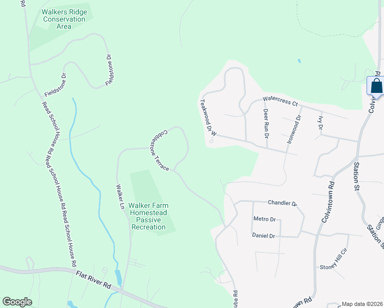 map of restaurants, bars, coffee shops, grocery stores, and more near 52 Cobblestone Terrace in Coventry