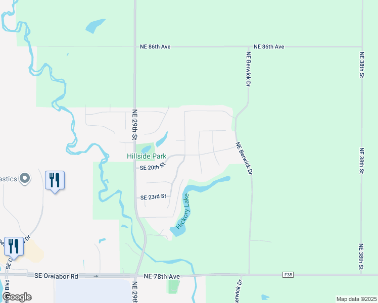 map of restaurants, bars, coffee shops, grocery stores, and more near 1915 Southeast Clover Ridge Drive in Ankeny