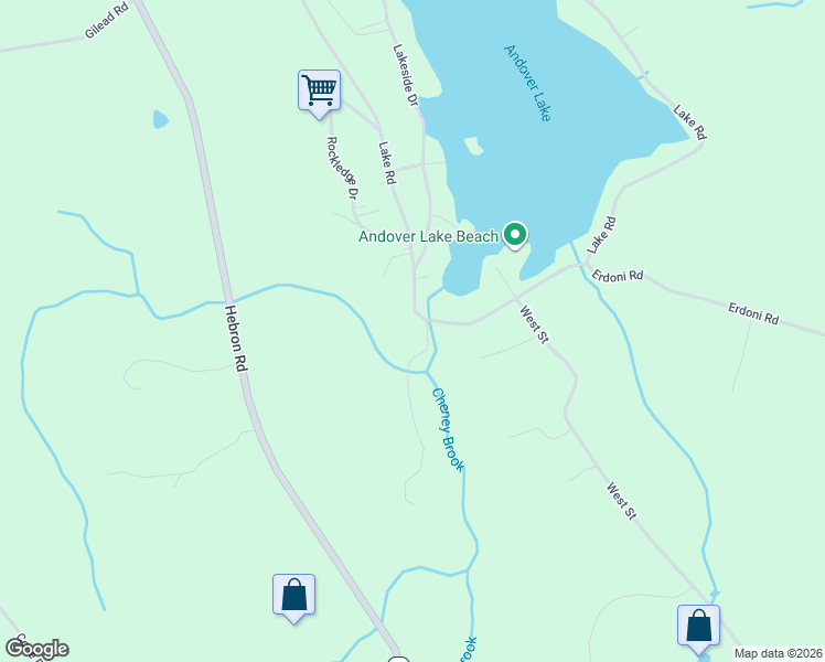 map of restaurants, bars, coffee shops, grocery stores, and more near 16 Bausola Road in Andover