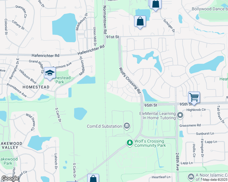 map of restaurants, bars, coffee shops, grocery stores, and more near 4456 Monroe Court in Naperville