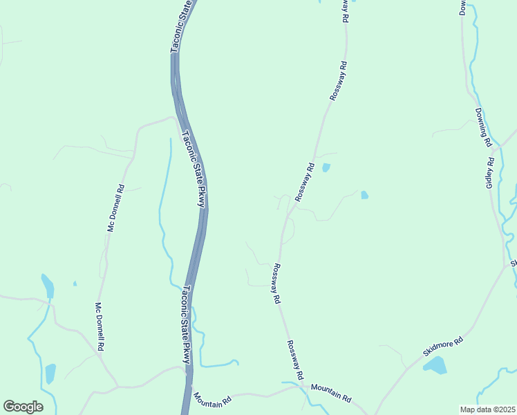map of restaurants, bars, coffee shops, grocery stores, and more near 498 Rossway Road in Pleasant Valley
