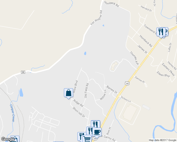 map of restaurants, bars, coffee shops, grocery stores, and more near 79 Old Field Road in Arlington