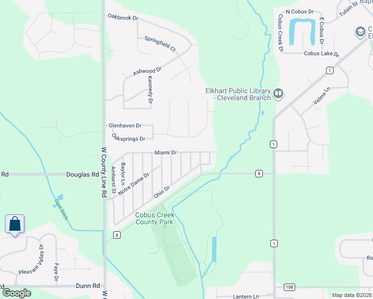 map of restaurants, bars, coffee shops, grocery stores, and more near 30580 Woodsprings Dr in Granger