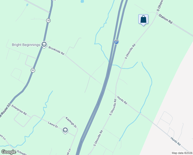 map of restaurants, bars, coffee shops, grocery stores, and more near 73 Brookside Road in New Paltz