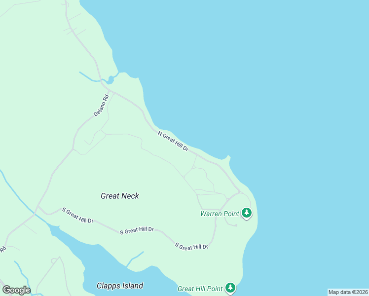 map of restaurants, bars, coffee shops, grocery stores, and more near North Great Hill Drive in Marion