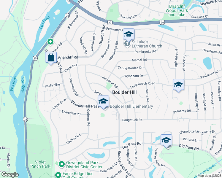 map of restaurants, bars, coffee shops, grocery stores, and more near 29 Hampton Road in Montgomery