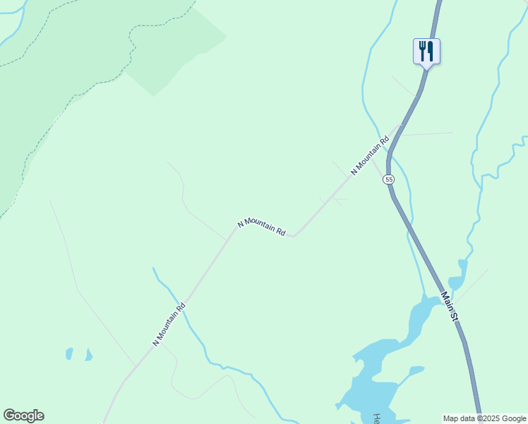 map of restaurants, bars, coffee shops, grocery stores, and more near 991 North Mountain Road in Gardiner