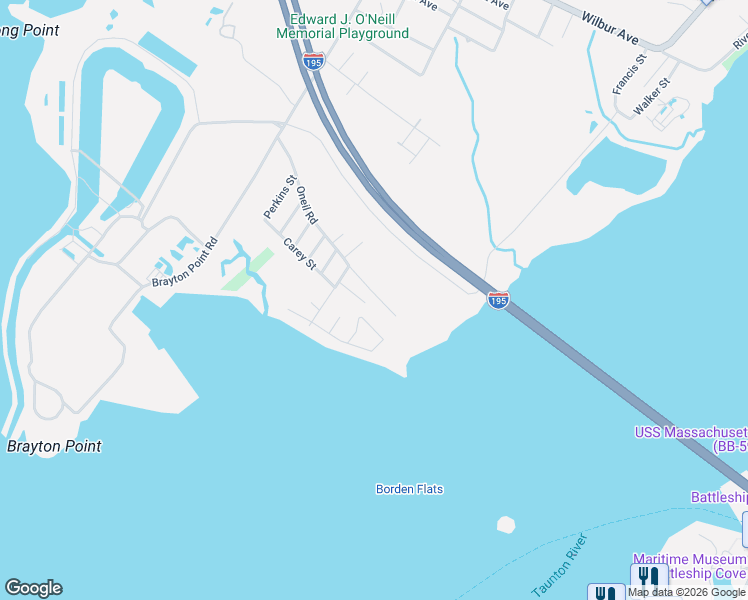 map of restaurants, bars, coffee shops, grocery stores, and more near 32 Oneil Road in Somerset