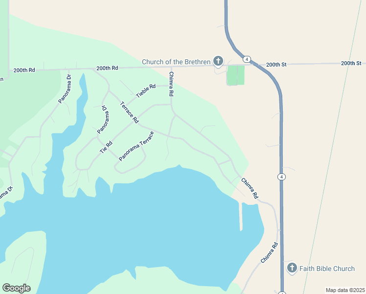 map of restaurants, bars, coffee shops, grocery stores, and more near 5311 Panorama Terrace in Panora