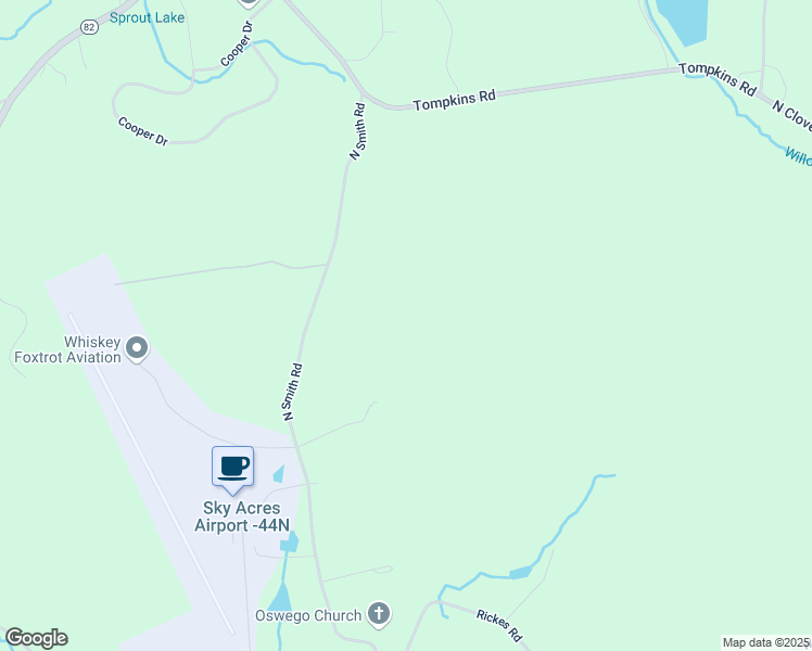 map of restaurants, bars, coffee shops, grocery stores, and more near 168 North Smith Road in Lagrangeville