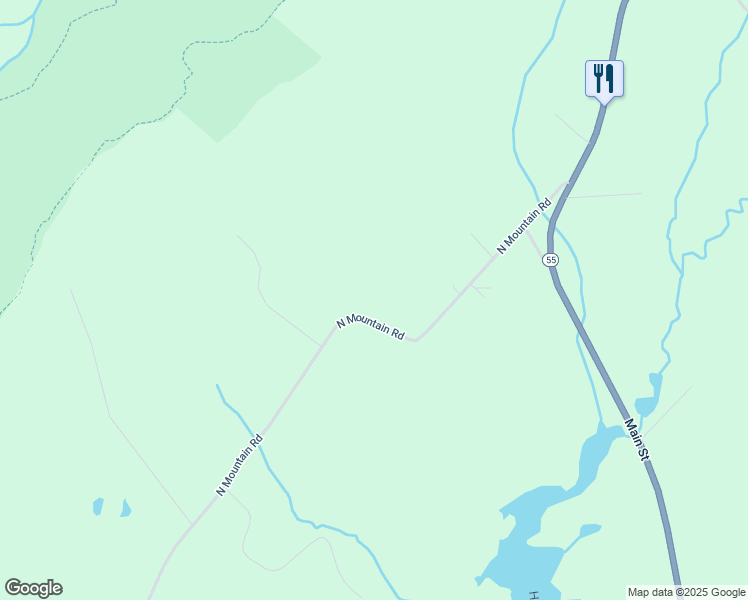 map of restaurants, bars, coffee shops, grocery stores, and more near 991 North Mountain Road in Gardiner