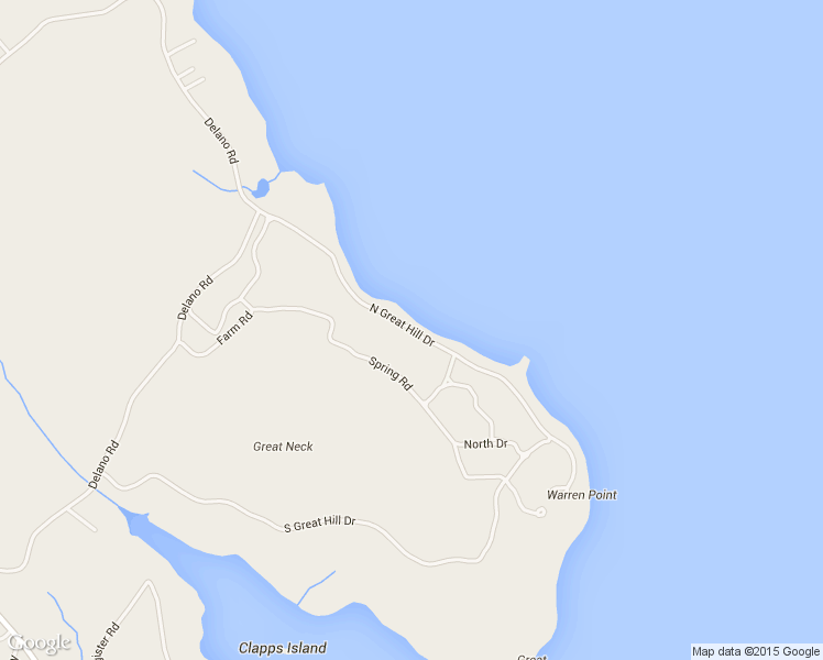 map of restaurants, bars, coffee shops, grocery stores, and more near North Great Hill Drive in Marion