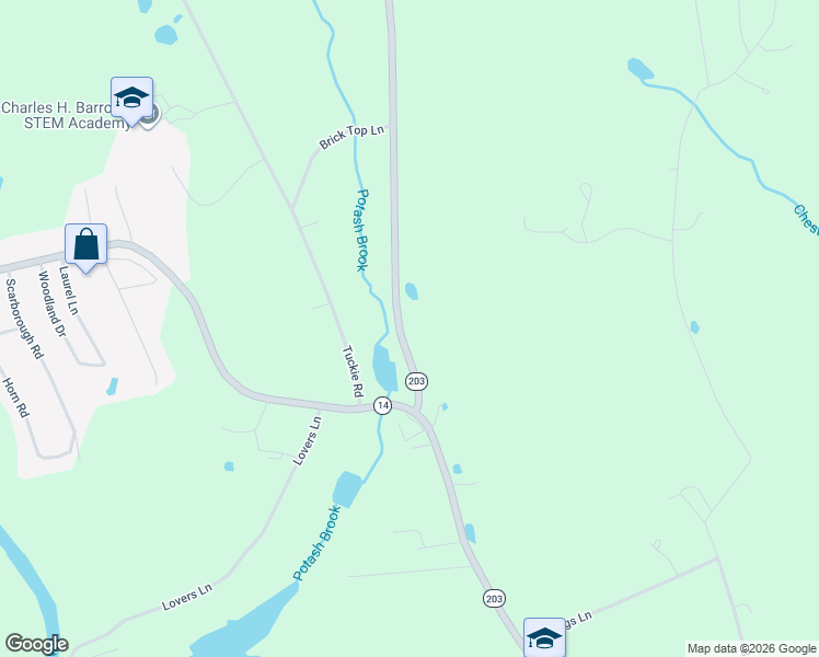 map of restaurants, bars, coffee shops, grocery stores, and more near 44 North Windham Road in Windham