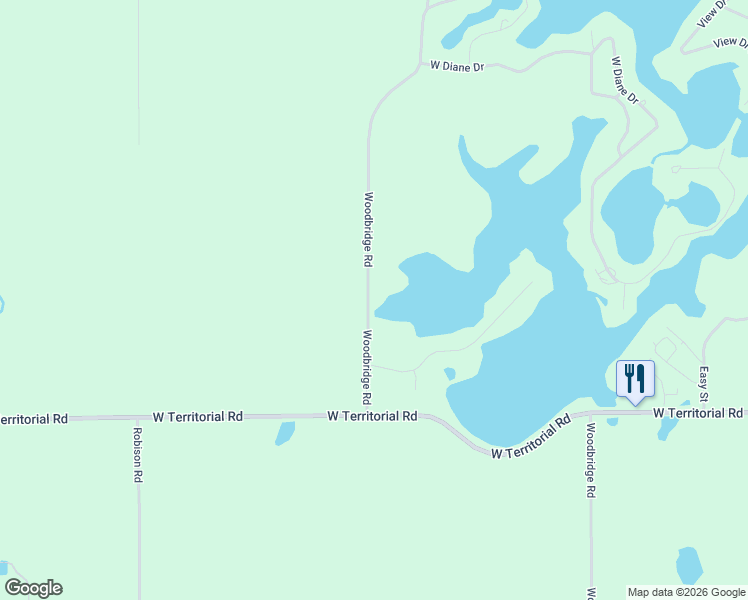map of restaurants, bars, coffee shops, grocery stores, and more near 14759 Woodbridge Road in Camden