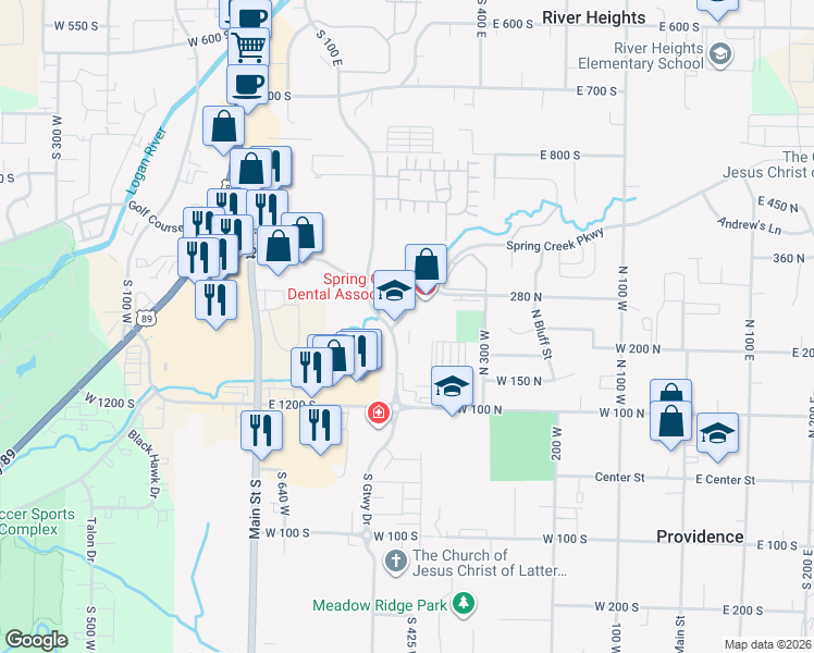 map of restaurants, bars, coffee shops, grocery stores, and more near 202 Gateway Drive in Providence