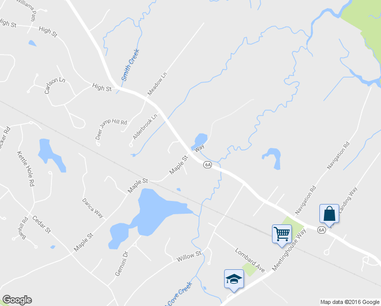 map of restaurants, bars, coffee shops, grocery stores, and more near 691 Main St in Barnstable