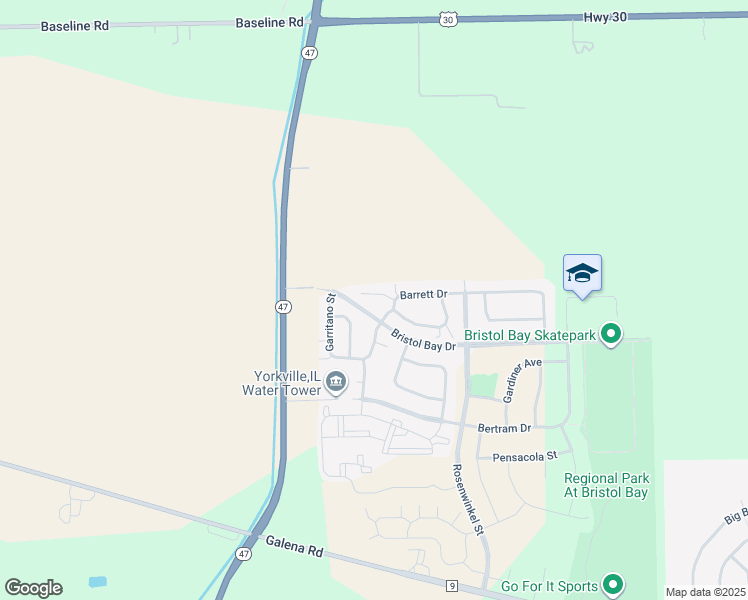 map of restaurants, bars, coffee shops, grocery stores, and more near 176 Willoughby Court in Yorkville