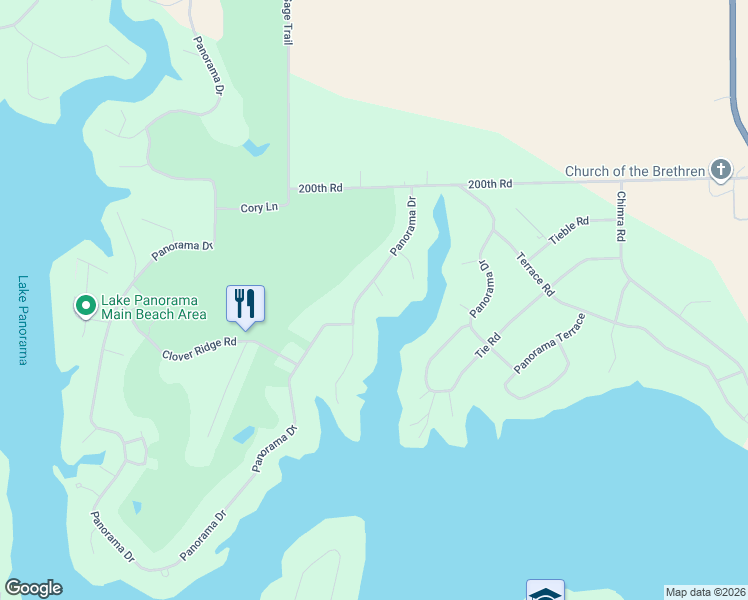 map of restaurants, bars, coffee shops, grocery stores, and more near 5205 Perry Point in Panora