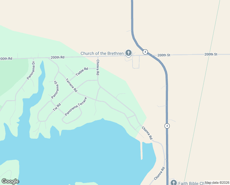 map of restaurants, bars, coffee shops, grocery stores, and more near 5306 Corner Court in Panora