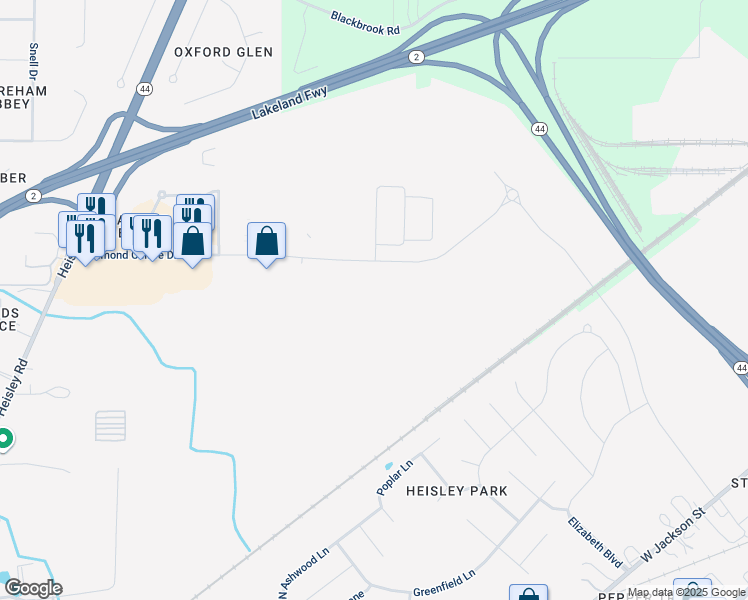 map of restaurants, bars, coffee shops, grocery stores, and more near 842 Blackbrook in Painesville