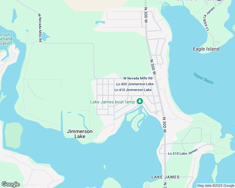 map of restaurants, bars, coffee shops, grocery stores, and more near 420 Ln 415 Jimmerson Lake in Fremont