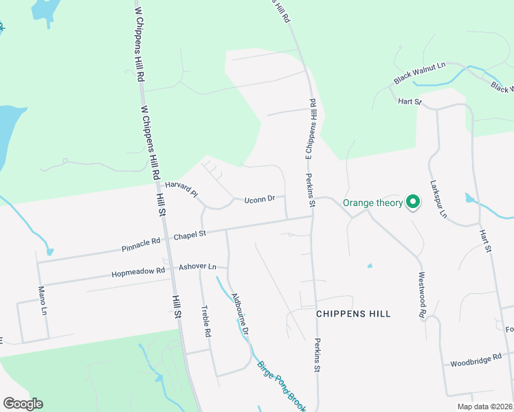 map of restaurants, bars, coffee shops, grocery stores, and more near 71 Uconn Drive in Bristol