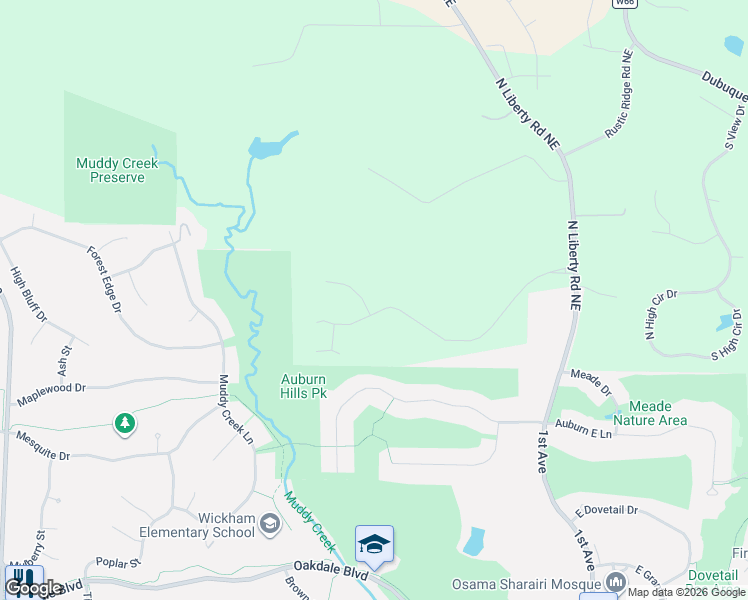 map of restaurants, bars, coffee shops, grocery stores, and more near 3000 Forest Gate Circle in Iowa City