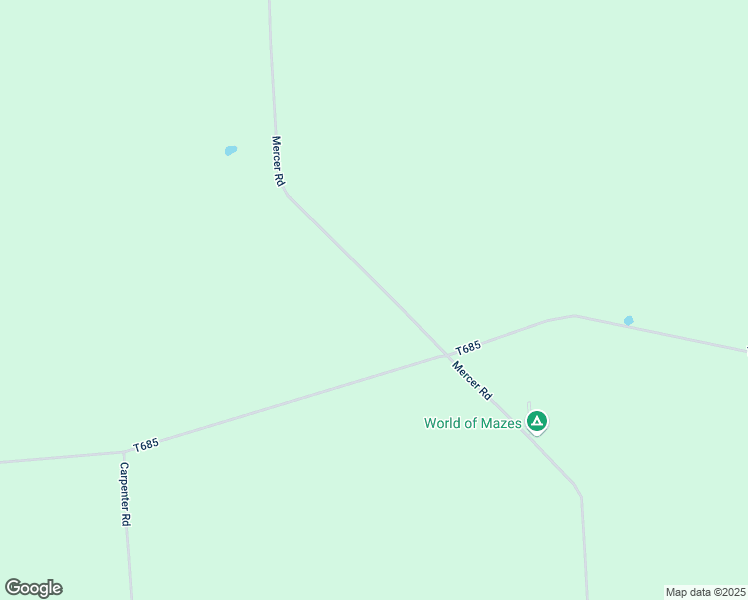 map of restaurants, bars, coffee shops, grocery stores, and more near 17375-17629 T774 in Townville