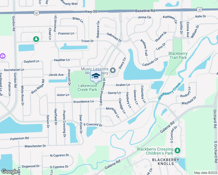 map of restaurants, bars, coffee shops, grocery stores, and more near 2778 Savoy Lane in Montgomery