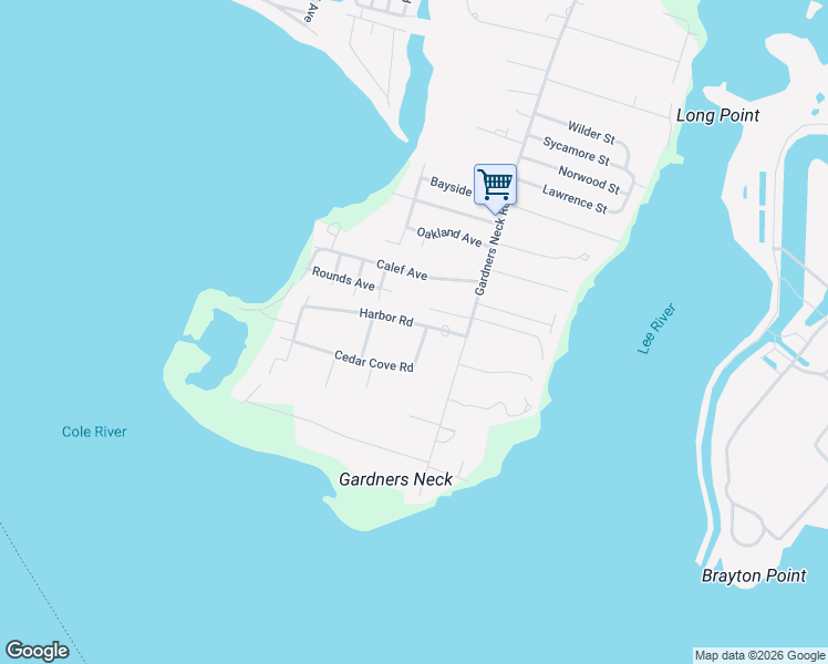 map of restaurants, bars, coffee shops, grocery stores, and more near 40 Cedar Cove Road in Swansea