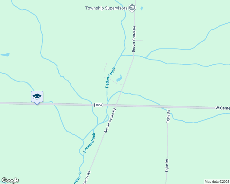 map of restaurants, bars, coffee shops, grocery stores, and more near Beaver Center Road in Linesville