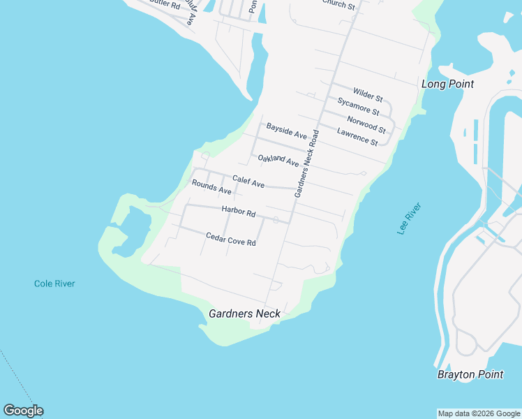 map of restaurants, bars, coffee shops, grocery stores, and more near 1357 Gardners Neck Road in Swansea