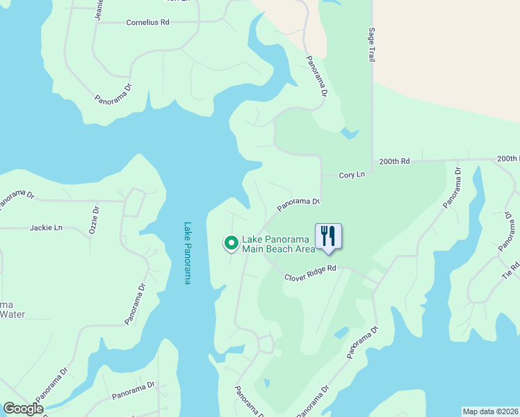 map of restaurants, bars, coffee shops, grocery stores, and more near 4910 Jule Drive in Panora