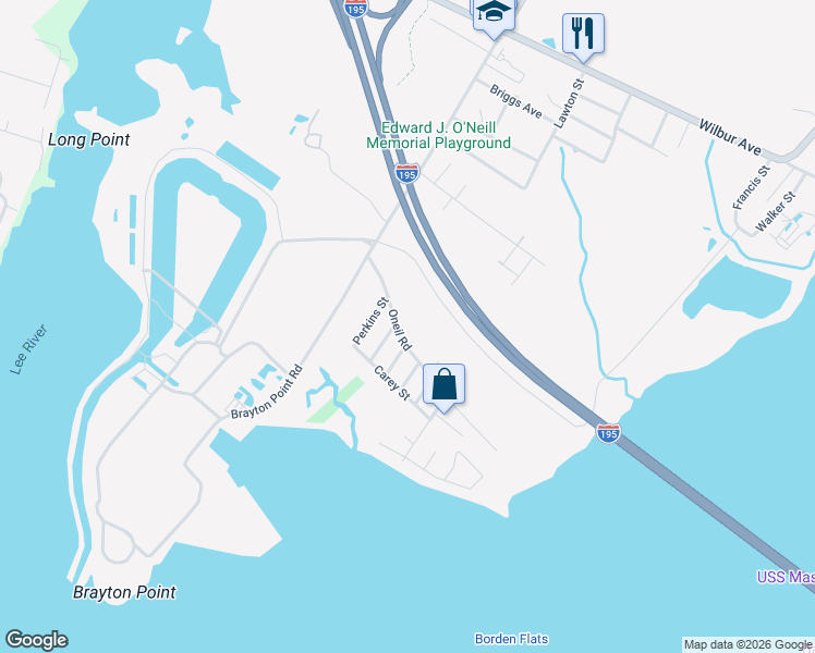 map of restaurants, bars, coffee shops, grocery stores, and more near 336 Oneil Road in Somerset