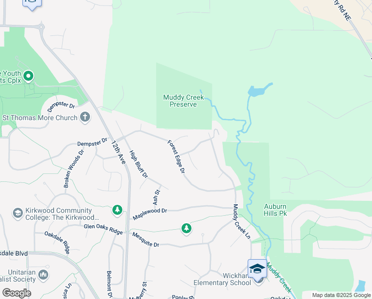 map of restaurants, bars, coffee shops, grocery stores, and more near 865 Forest Edge Lane in Coralville