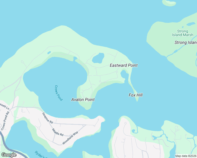 map of restaurants, bars, coffee shops, grocery stores, and more near 16 Old Salt Works Road in Chatham